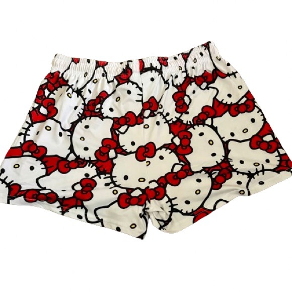 NEW Hello Kitty Sleeping Pajama Shorts Size Small - Picture 4 of 12